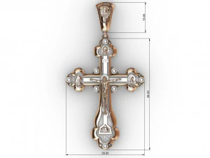 orthodox cross 3D Print Model