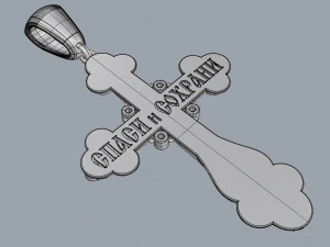 orthodox cross 3D Print Model