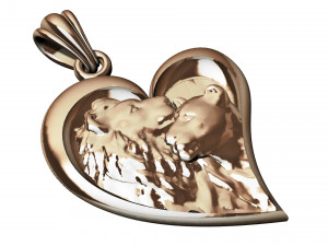 pendant lions 3D-printmodel