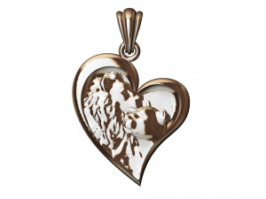 pendant lions 3D-Druckmodell