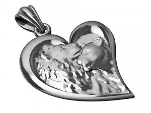pendant lions 3D Print Model