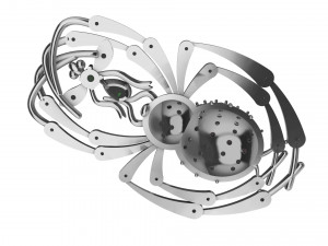 brooch spider and fly 3D प्रिंट मॉडल