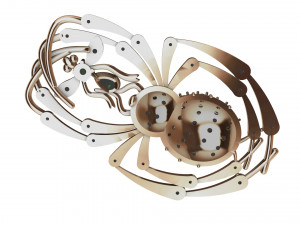 brooch spider and fly 3D प्रिंट मॉडल