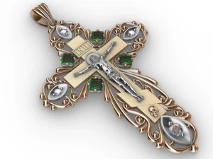 orthodox cross 3D Print Model