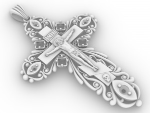 orthodox cross Model do druku 3D