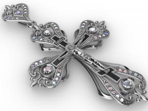 cross pendant Modelo de Impressão 3D