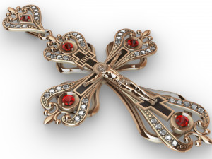 cross pendant Modelo de Impressão 3D