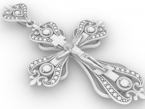 cross pendant Modelo de Impressão 3D