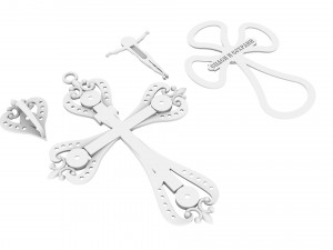 cross pendant Modelo de Impressão 3D