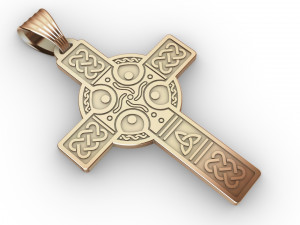 pendant cross 3D-printmodel