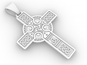 pendant cross 3D-printmodel