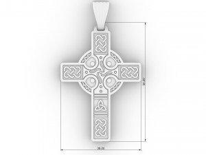 pendant cross 3D-printmodel