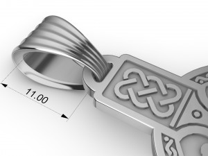 pendant cross 3D-printmodel
