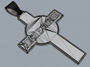 pendant cross 3D Print Model