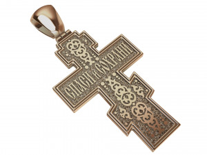 orthodox cross with savior and saints 3D Принт Модель