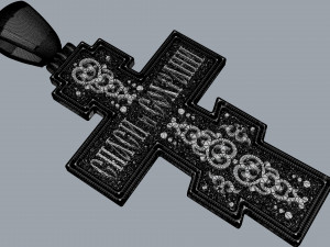orthodox cross with savior and saints 3D Принт Модель