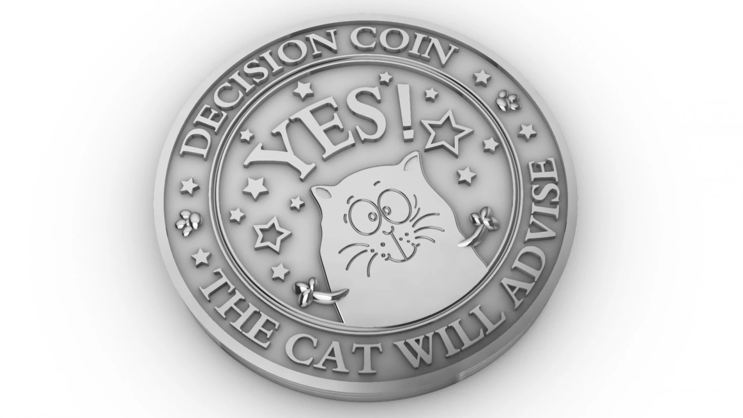 coin decision suvenir 3D Print Model .c4d .max .obj .3ds .fbx .stl .blend 