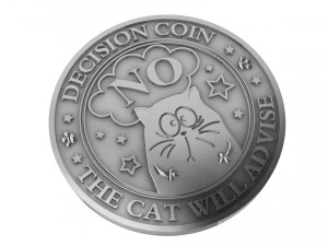 coin decision suvenir 3D Print Model