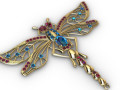 brooche dragonfly 3D Print Models
