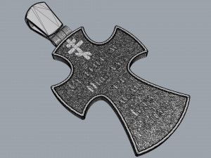 orthodox cross with saint nicholas Modello di stampa 3D