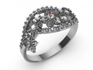 ring flowers 3D Print Model