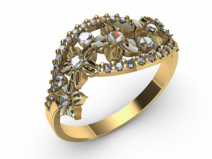 ring flowers 3D Принт Модель