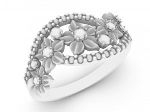 ring flowers 3D Принт Модель