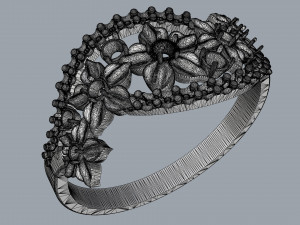 ring flowers 3D Принт Модель