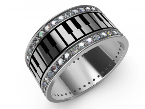 piano &agrave; anneaux Modèles 3D en vedette