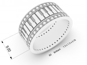 ring piano 3D-printmodel