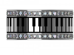 ring piano 3D-printmodel