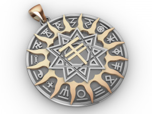 slavic horoscope set 16 pieces 3D प्रिंट मॉडल