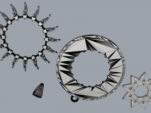 slavic horoscope set 16 pieces 3D प्रिंट मॉडल