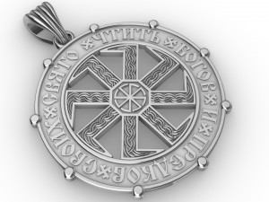 pendant slavic kolovrat 3D Print Model