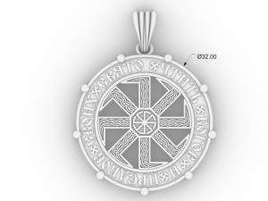 pendant slavic kolovrat 3D Print Model