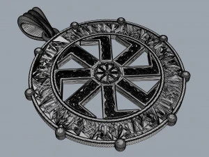 pendant slavic kolovrat 3D Print Model