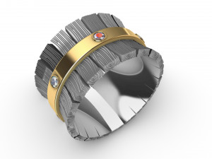 ring wooden barrel 3D-printmodel