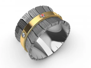 Ring Holzfass 3D Druckmodell