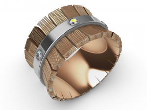 ring wooden barrel Model do druku 3D