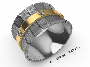 ring wooden barrel Model do druku 3D
