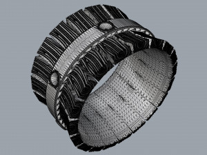 ring wooden barrel Model do druku 3D