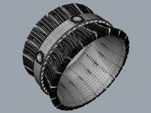 ring wooden barrel 3D Print Model