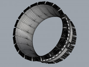 ring wooden barrel Model do druku 3D