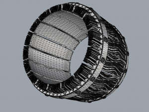 ring wooden barre 3D 프린트 모델