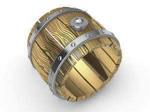 ring wooden barre 3D 프린트 모델