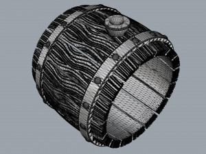 ring wooden barre 3D 프린트 모델