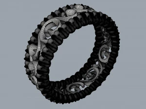 ring with patterns from two colors 3D Print Model