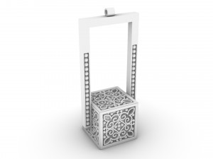 pendant cube 3D 打印模型