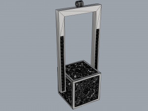 pendant cube 3D 打印模型