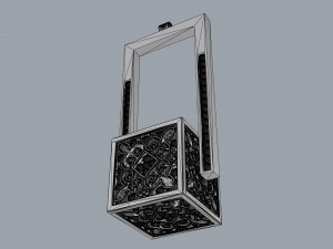 pendant cube 3D 打印模型